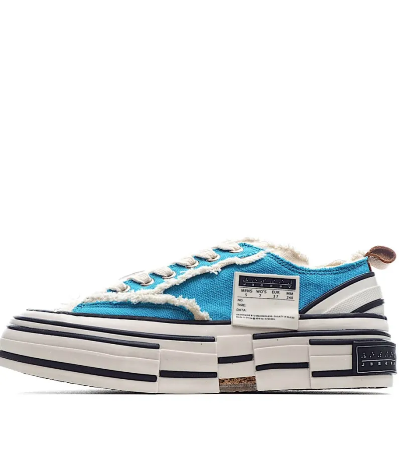 x VESSEL GOP Low canvas vulcanized sneakers