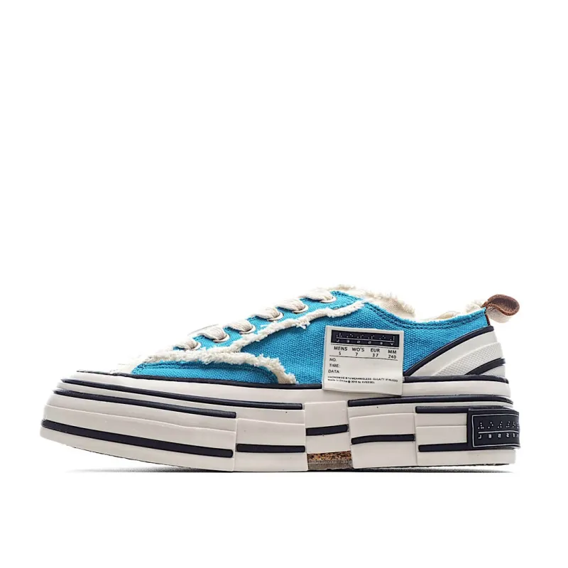 x VESSEL GOP Low canvas vulcanized sneakers