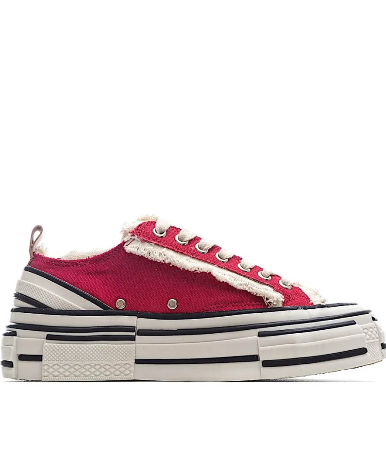 x VESSEL GOP Low canvas vulcanized sneakers