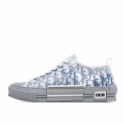 Dior B23 Oblique Slip-on Low Top Sneakers Sheer Print Sneakers