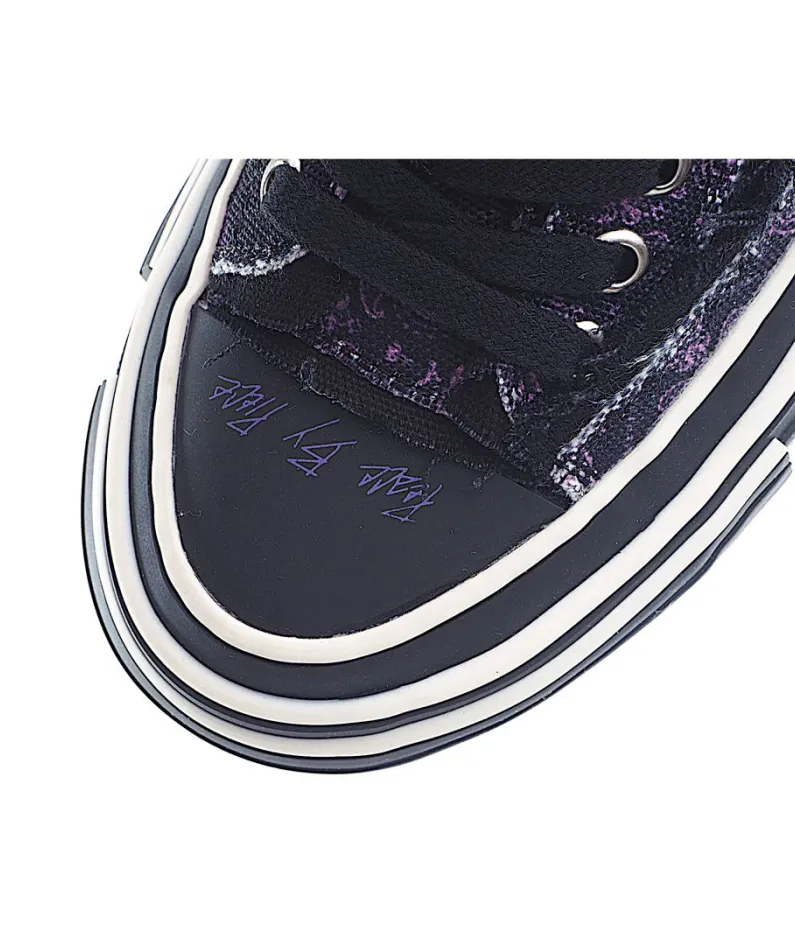 x VESSEL GOP Low canvas vulcanized sneakers