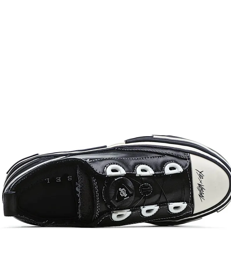 x VESSEL GOP Low canvas vulcanized sneakers