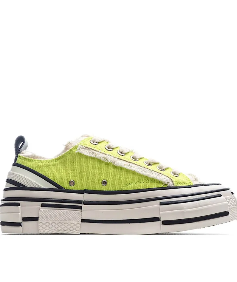 x VESSEL GOP Low canvas vulcanized sneakers
