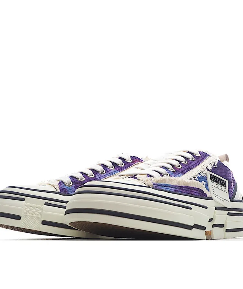 x VESSEL GOP Low canvas vulcanized sneakers