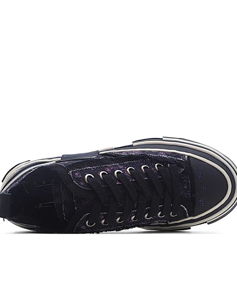 x VESSEL GOP Low canvas vulcanized sneakers