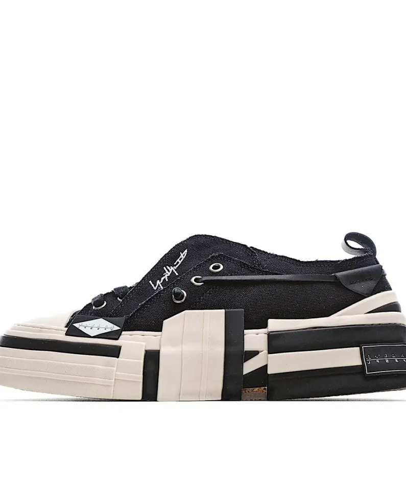 x VESSEL GOP Low canvas vulcanized sneakers