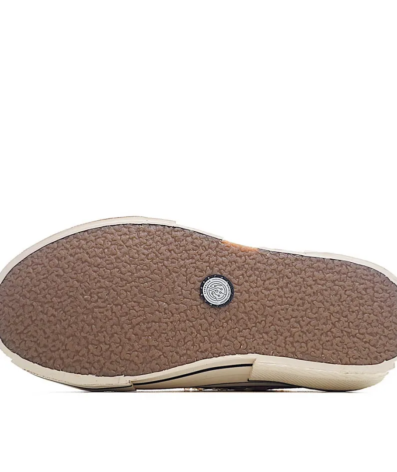 x VESSEL GOP Low canvas vulcanized sneakers