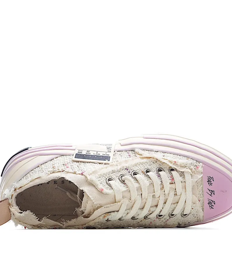 x VESSEL GOP Low canvas vulcanized sneakers