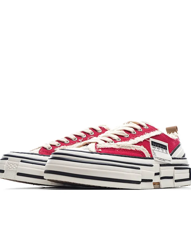 x VESSEL GOP Low canvas vulcanized sneakers