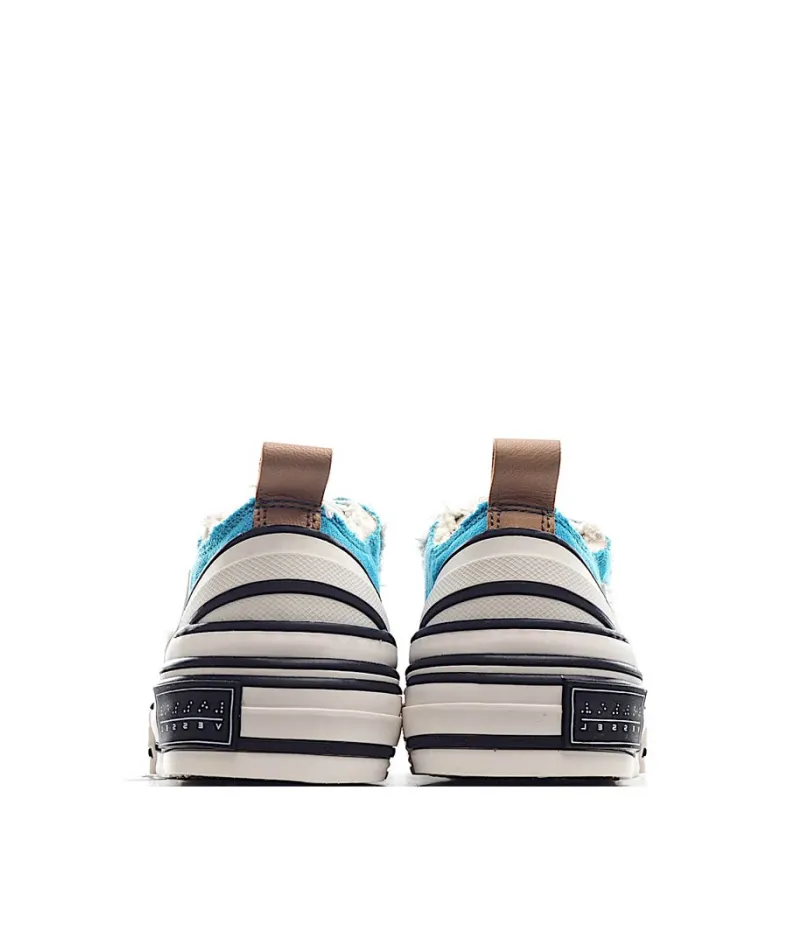x VESSEL GOP Low canvas vulcanized sneakers