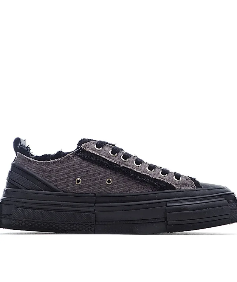 x VESSEL GOP Low canvas vulcanized sneakers