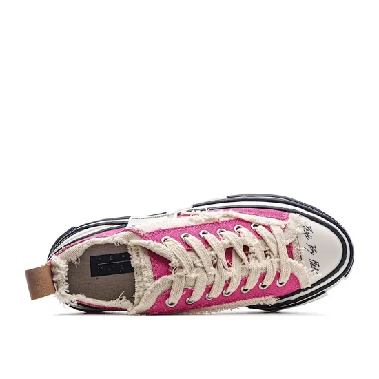 x VESSEL GOP Low canvas vulcanized sneakers