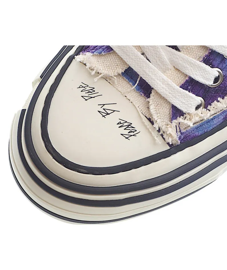 x VESSEL GOP Low canvas vulcanized sneakers