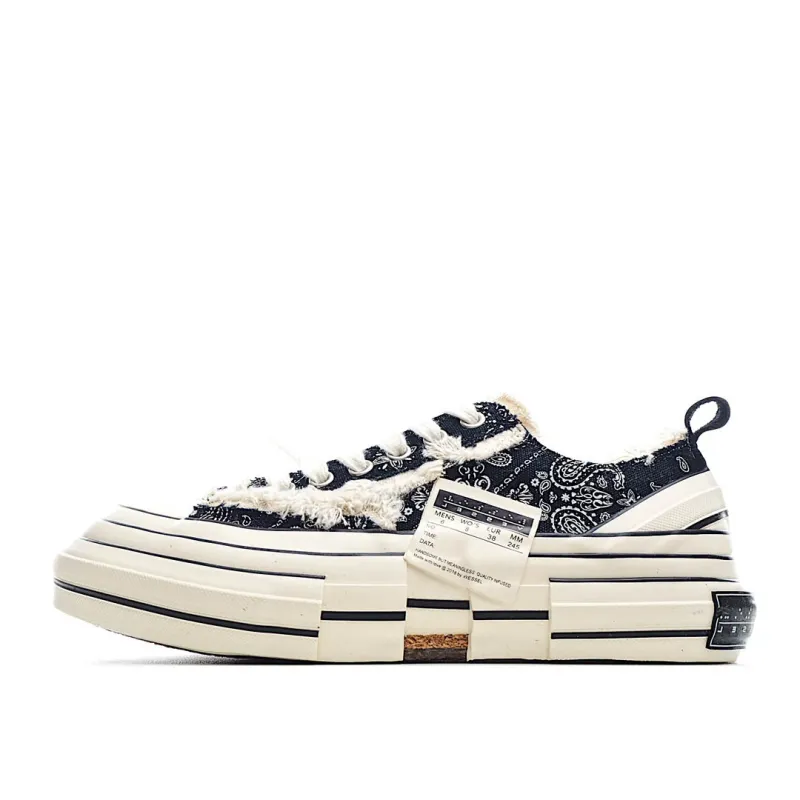 xVESSEL GOP Low canvas vulcanized sneakers