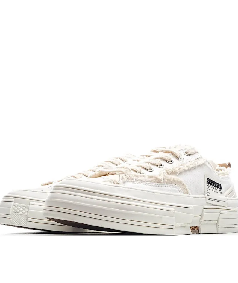 x VESSEL GOP Low canvas vulcanized sneakers