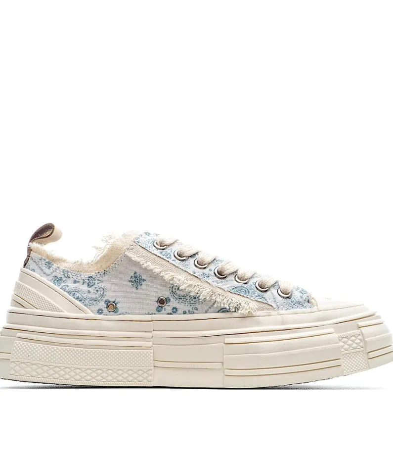 x VESSEL GOP Low canvas vulcanized sneakers