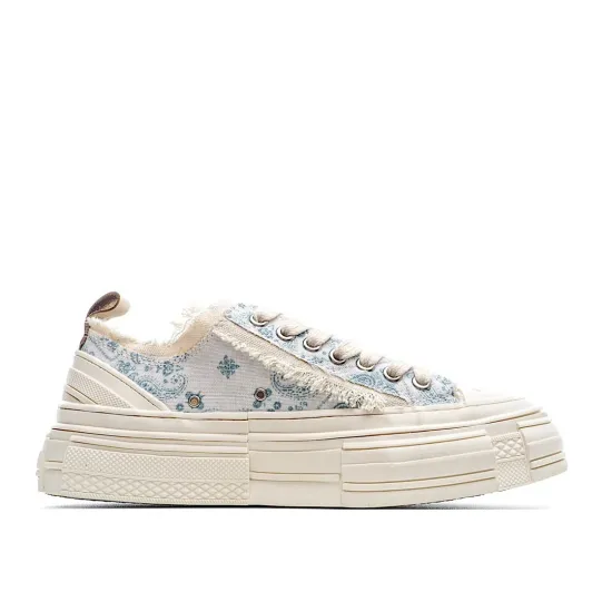 x VESSEL GOP Low canvas vulcanized sneakers