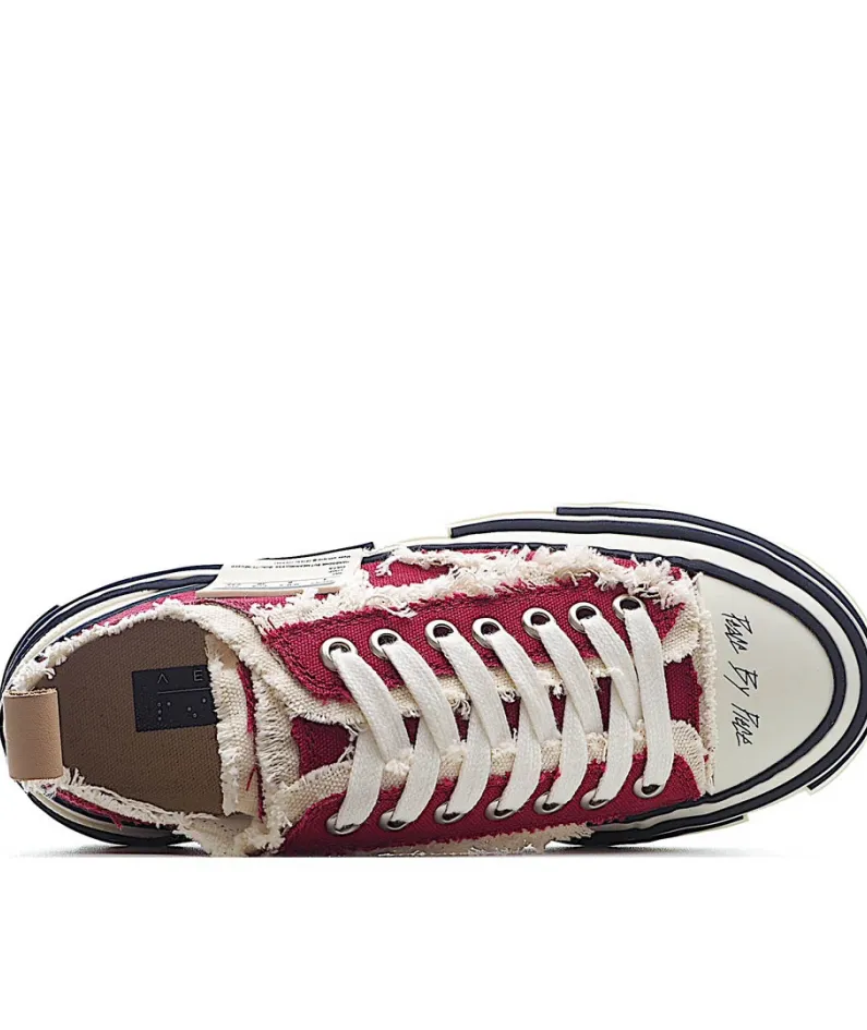 x VESSEL GOP Low canvas vulcanized sneakers