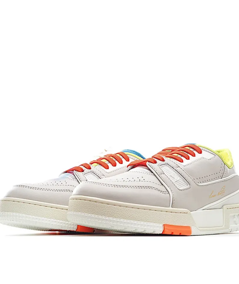 Virgil Abloh Louis Vuitton Trainer Sneaker Low Casual Basketball Shoe