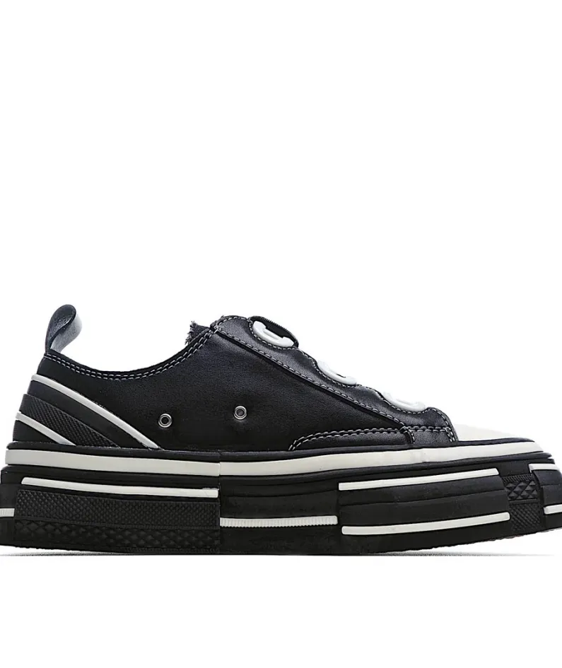 x VESSEL GOP Low canvas vulcanized sneakers