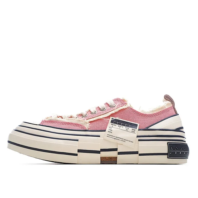 x VESSEL GOP Low canvas vulcanized sneakers