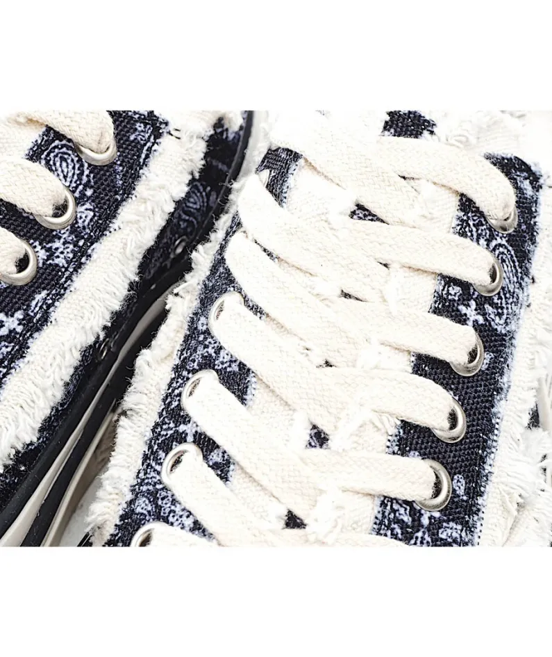 x VESSEL GOP Low canvas vulcanized sneakers