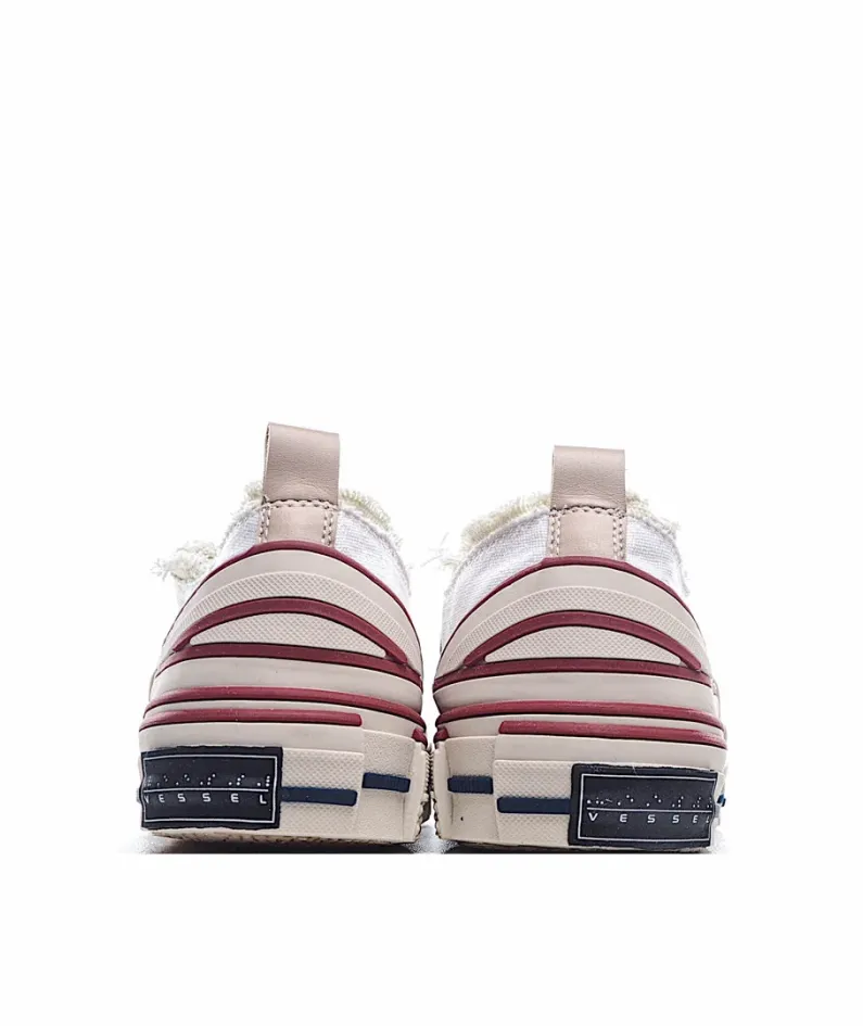 x VESSEL GOP Low canvas vulcanized sneakers