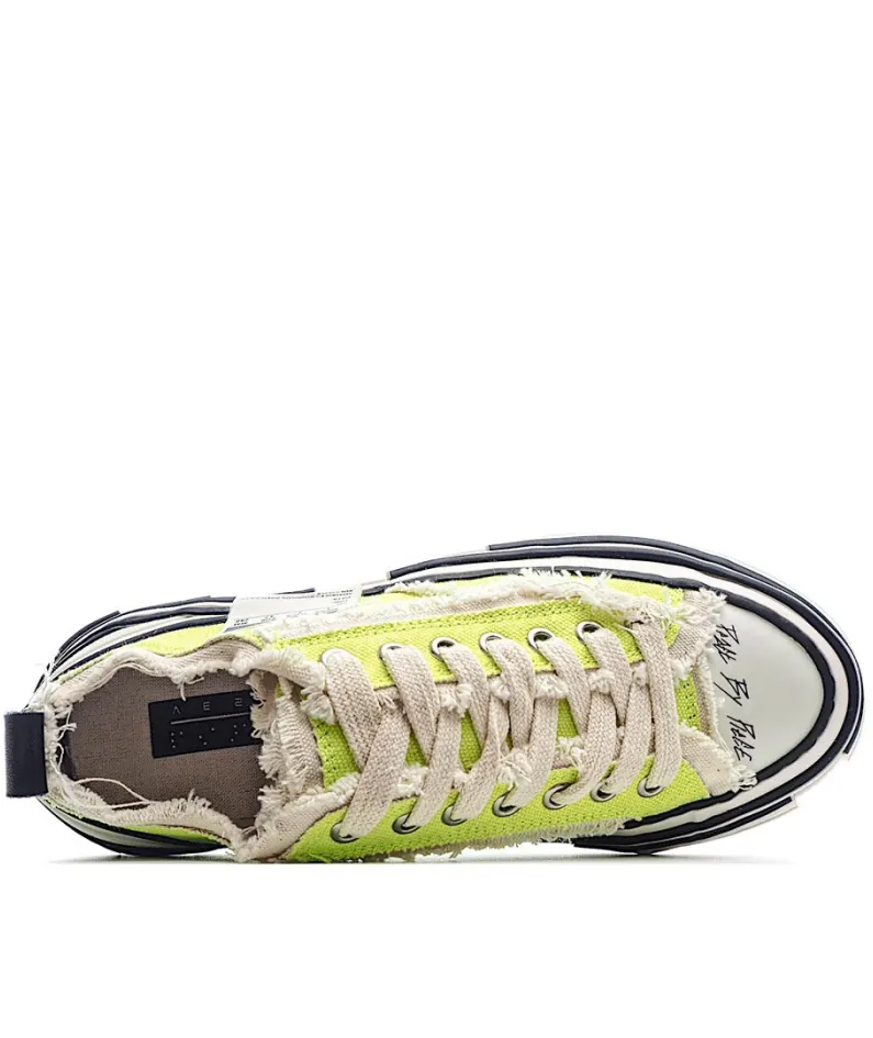 x VESSEL GOP Low canvas vulcanized sneakers