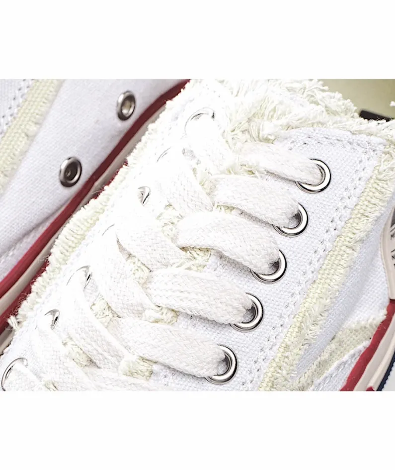 x VESSEL GOP Low canvas vulcanized sneakers