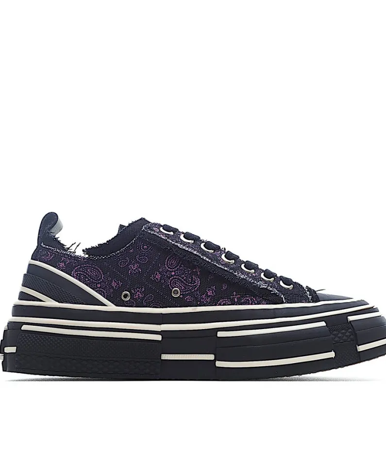 x VESSEL GOP Low canvas vulcanized sneakers