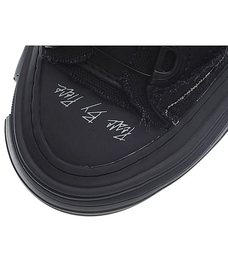 x VESSEL GOP Low canvas vulcanized sneakers