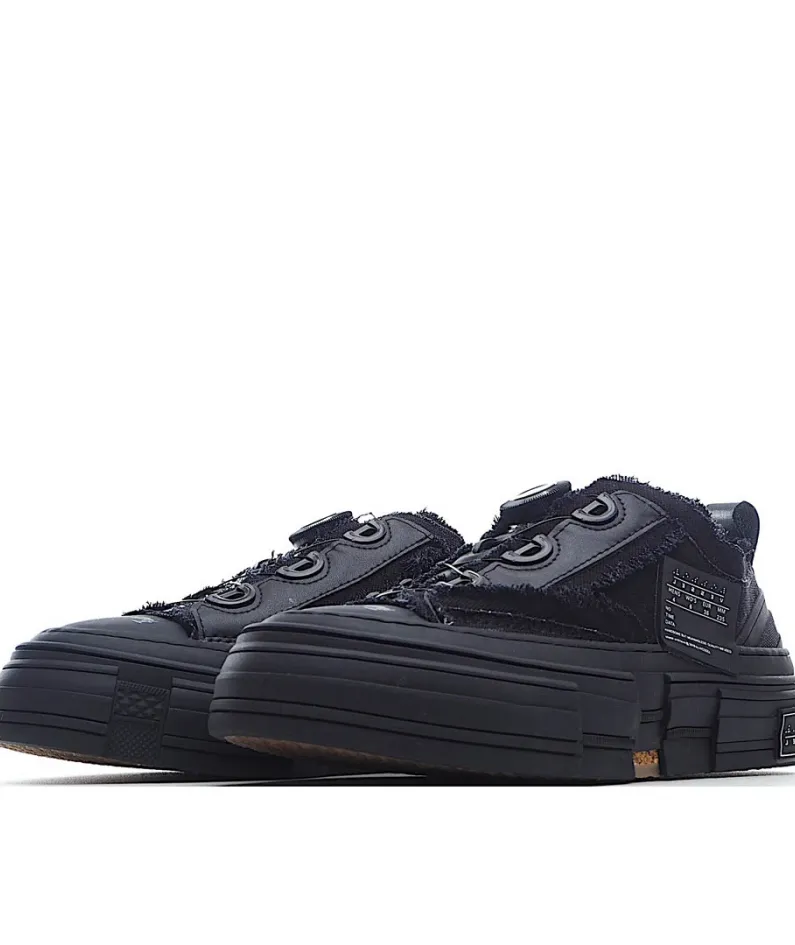 x VESSEL GOP Low canvas vulcanized sneakers