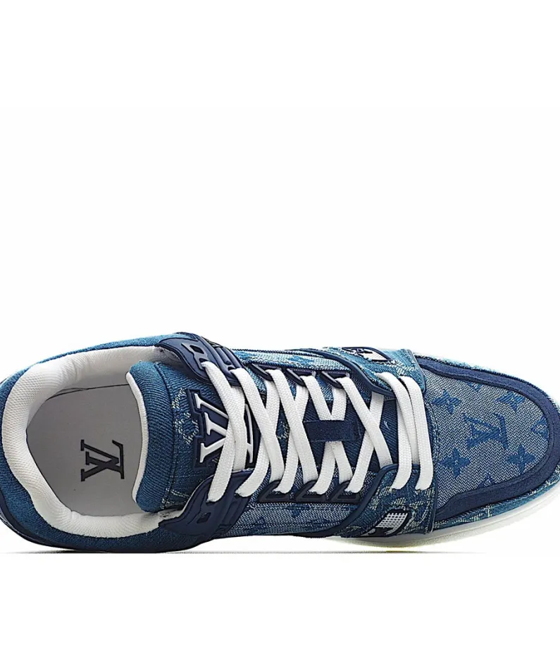 Virgil Abloh Louis Vuitton Trainer Sneaker Low Casual Basketball Shoe