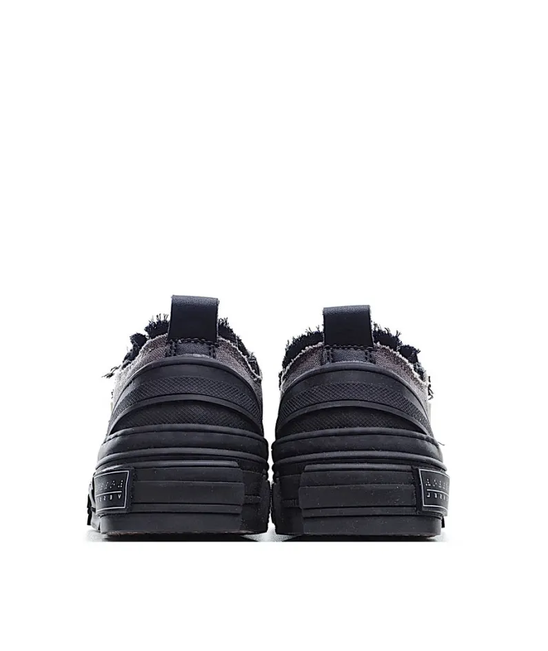 x VESSEL GOP Low canvas vulcanized sneakers