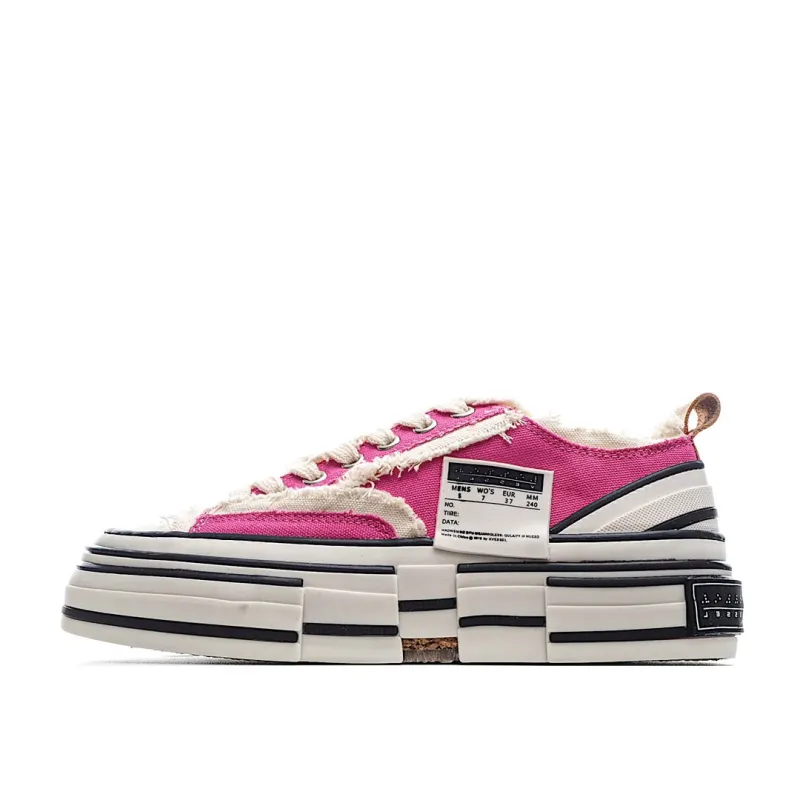 x VESSEL GOP Low canvas vulcanized sneakers
