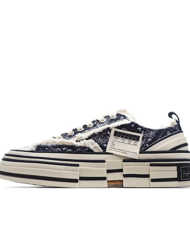 x VESSEL GOP Low canvas vulcanized sneakers