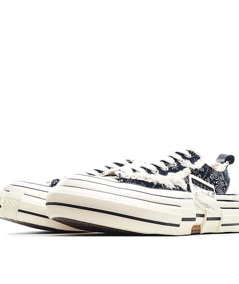 xVESSEL GOP Low canvas vulcanized sneakers