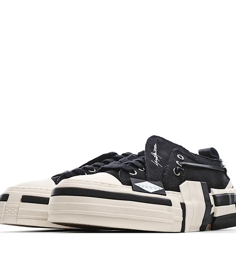 x VESSEL GOP Low canvas vulcanized sneakers