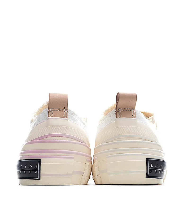 x VESSEL GOP Low canvas vulcanized sneakers