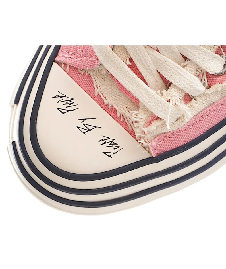 x VESSEL GOP Low canvas vulcanized sneakers