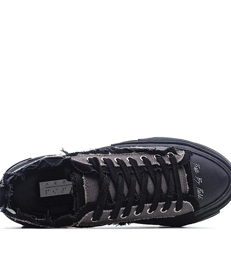 x VESSEL GOP Low canvas vulcanized sneakers