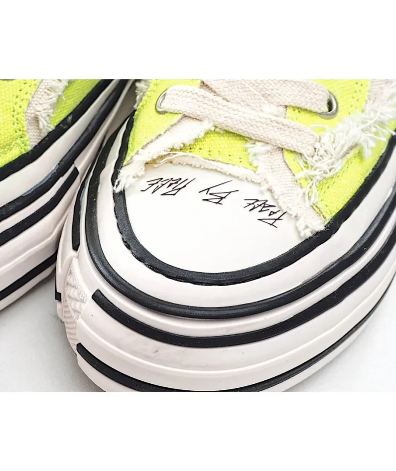 x VESSEL GOP Low canvas vulcanized sneakers