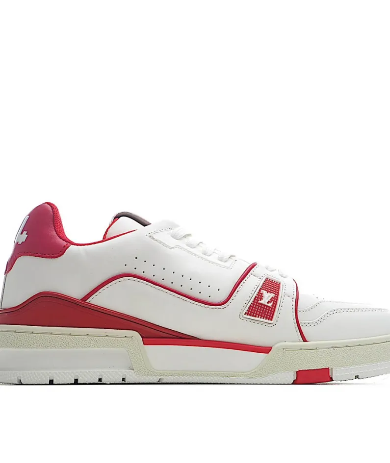 Virgil Abloh Louis Vuitton Trainer Sneaker Low Casual Basketball Shoe