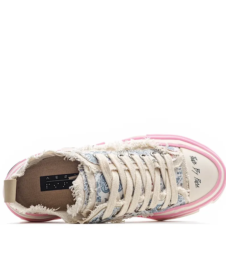 x VESSEL GOP Low canvas vulcanized sneakers