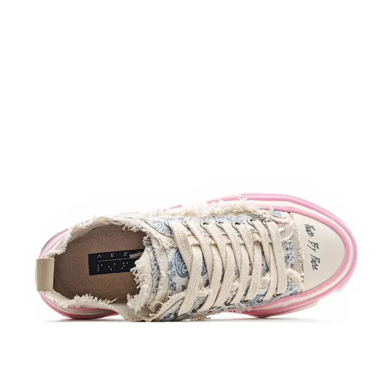 x VESSEL GOP Low canvas vulcanized sneakers