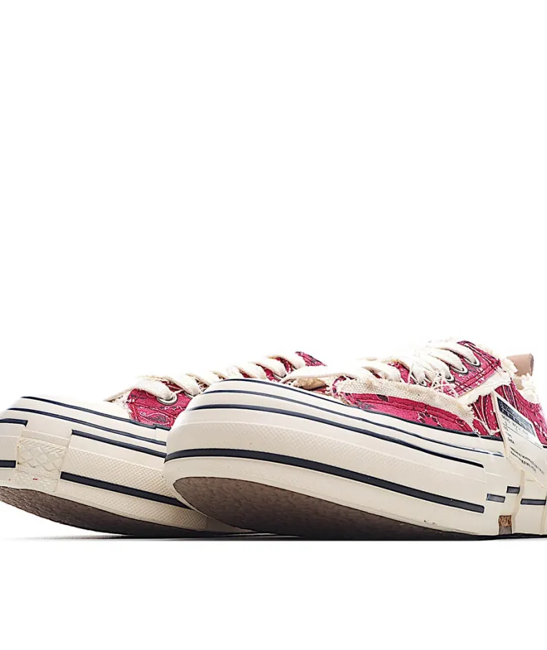 x VESSEL GOP Low canvas vulcanized sneakers