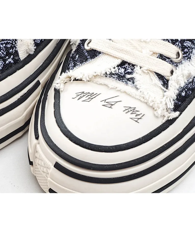 x VESSEL GOP Low canvas vulcanized sneakers