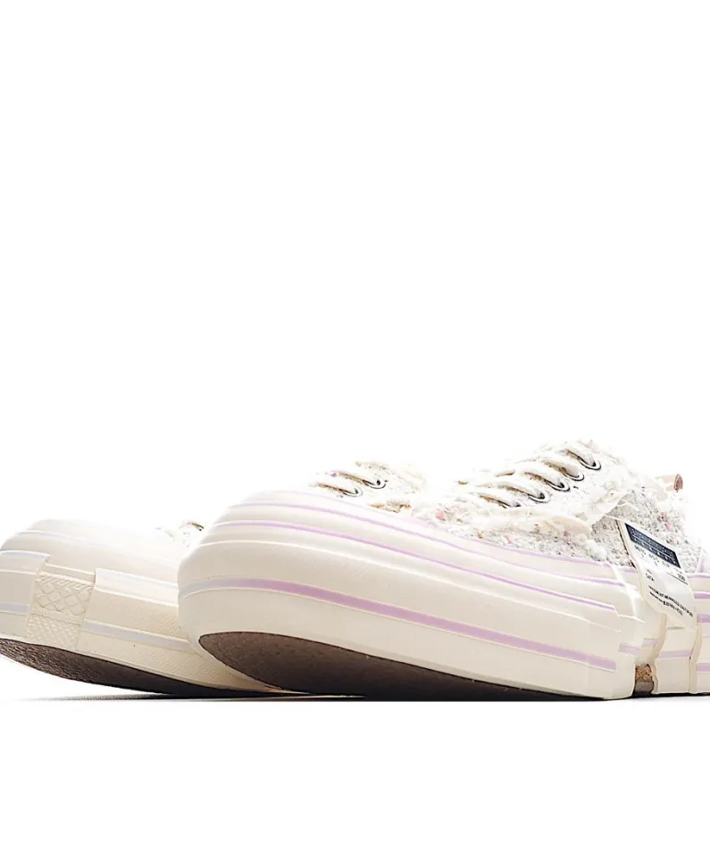 x VESSEL GOP Low canvas vulcanized sneakers