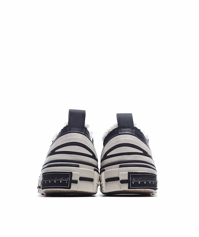 x VESSEL GOP Low canvas vulcanized sneakers