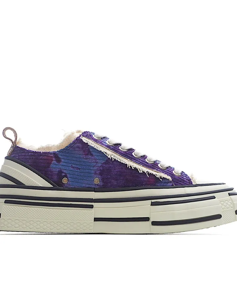x VESSEL GOP Low canvas vulcanized sneakers